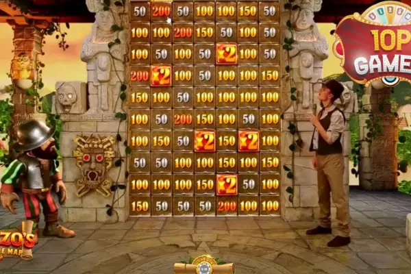 מבנה המשחק Gonzo’s Treasure Map